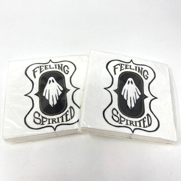 Target Threshold™ 20ct Beverage Disposable Napkins 'Feeling Spirited' Set of 2 - Picture 1 of 5